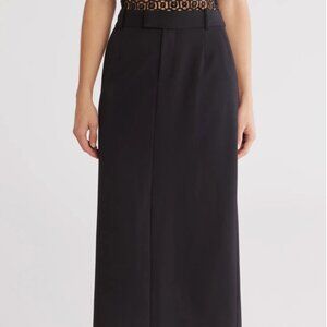 NWT Simkhai Jalda Maxi Skirt size 0 black